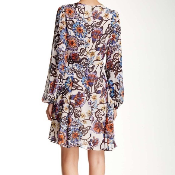 Betsey Johnson Floral folk a-line dress - Picture 3 of 8